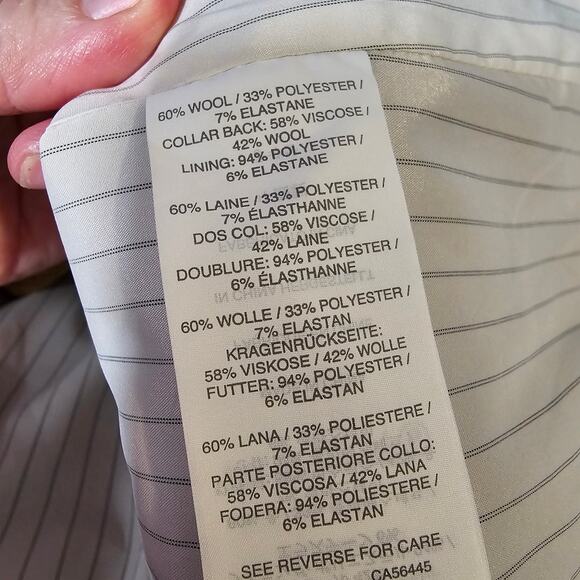 J Crew Blazer Womens Size 6 Wool Olive Green Corp Career Stretch Pockets J.Crew - Picture 15 of 15